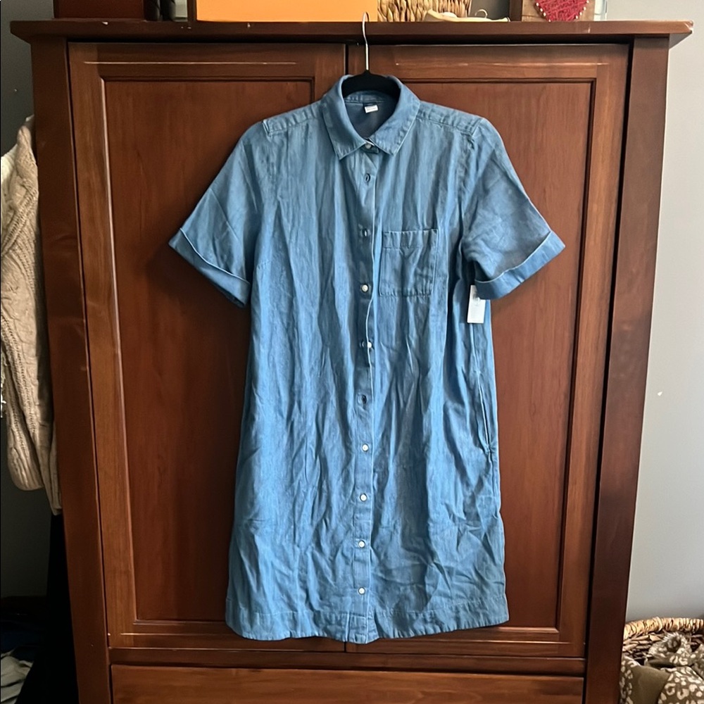 Old Navy Blue Midi Dress